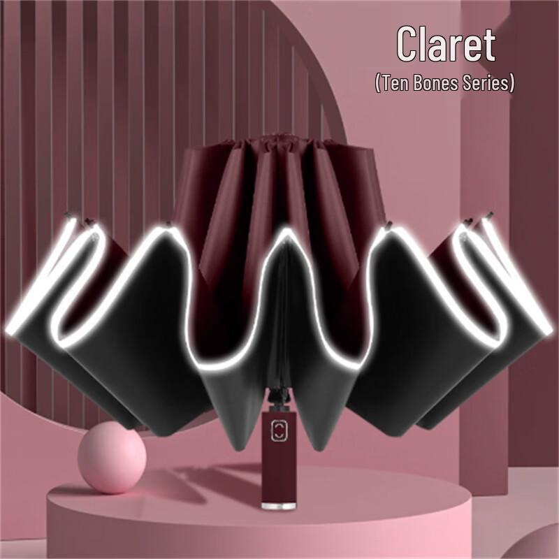 Reverse Folding Reflective Sun/Rain Umbrella