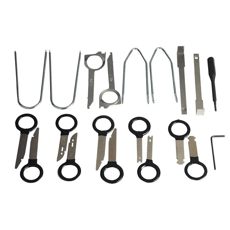 20pcs Car Radio Removal Tool Kit Auto Audio CD Player DVD Navigation Interior Disassembly Repair Tool