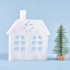 Hanging Ornaments Crystal Epoxy Resin Mold DIY Christmas Pendants Silicone Mould Santa Claus Elk Xmas House Casting Mold
