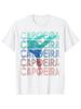 Mens Brazilian Capoeira Martial ArtsA Casual and Breathable Cotton Oneck Tshirt with Capoeira Pattern In Summer