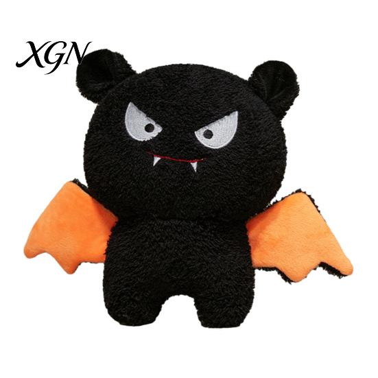 Holiday Themed Doll Halloween Pumpkin Plush Toy, Spooky Ghost Bat Demon Stuffed Doll, Party Favors Cartoon Plushie Decoration for Home,