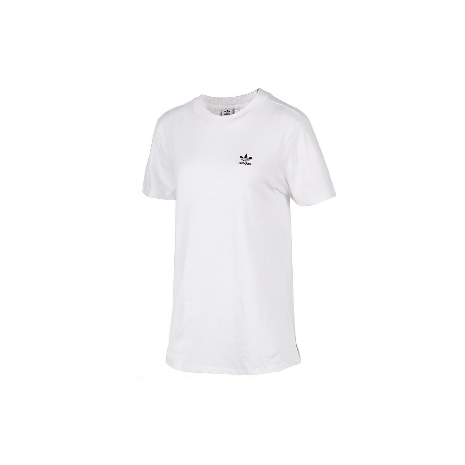Adidas Женская футболка свитшот Originals Trefoil с круглым вырезом с коротким рукавом Белый CE1667 32
