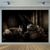 Ancient Egyptian Backdrop Temple Tombs Pharaoh Sarcophagus Background Party Wall Decoration Poster