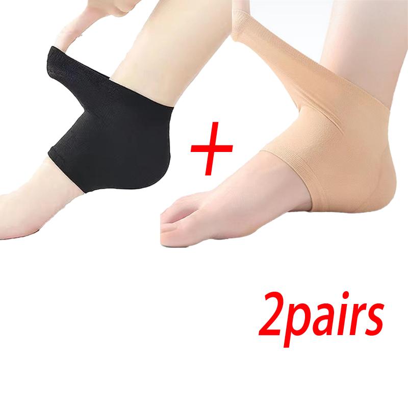 Fersenschutzhülle Plantarfasziitis Fersensocken Silikon Anti-Riss Feuchtigkeitsspendende Schuhpolster Unisex Schmerzlinderung Fußpflege Socke