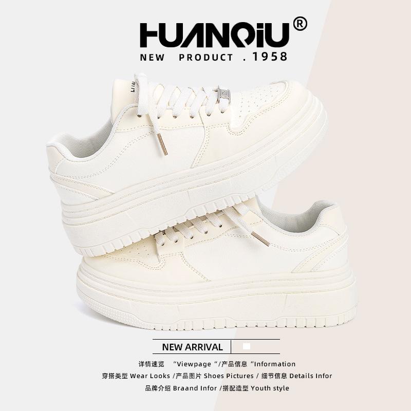 Global Platform White Shoes Women's ZHQ5958 New Summer Student Versatile Niche Casual Board Shoes Women's Shoes