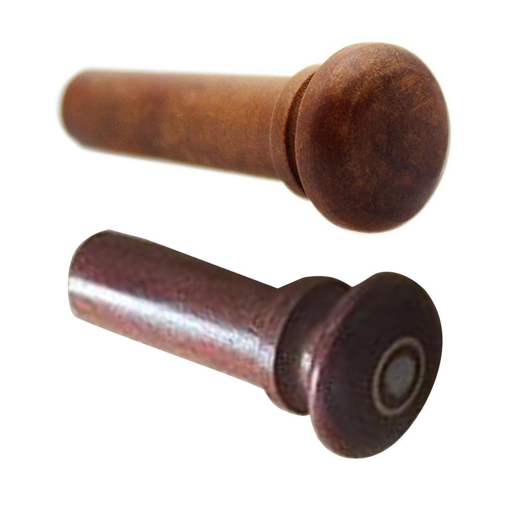 Violin End Nail Button Practical Violin Tail Nail Wooden Tailpiece Screw Endpin for 4/4 3/4 Violin Decked Accessories