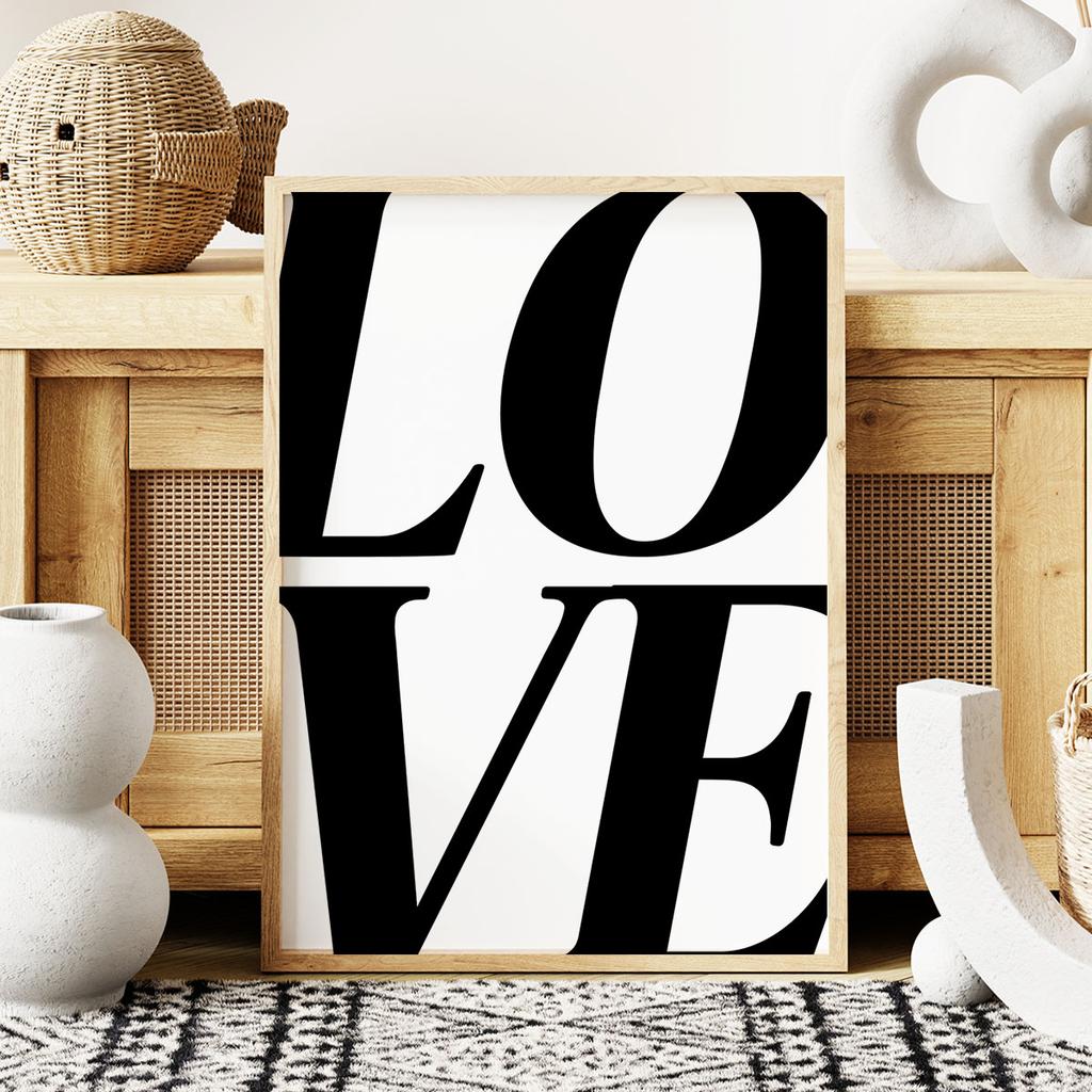 Poster Inscription Love