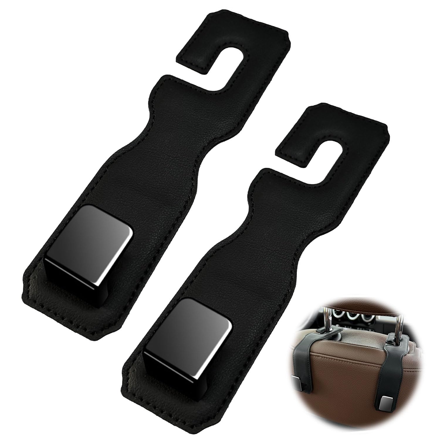 VEAGIA Car Hook Headrest Hook Luggage Hook Seat Hook Luggage чёрный