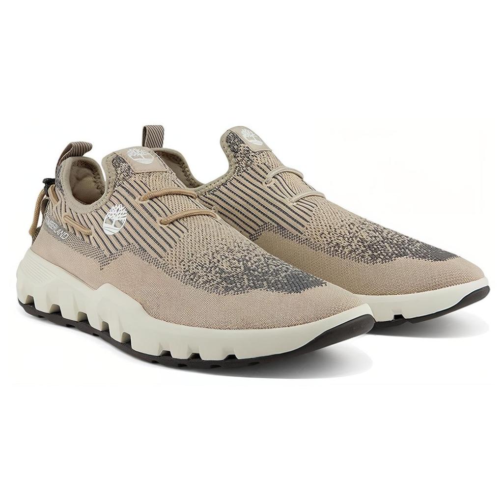 Timberland Simple Comfortable Fabric Shock Absorbing Slip Resistant Durable Lightweight Low Top Casual Running Shoes Men sneaker Light-Mud A22X4W