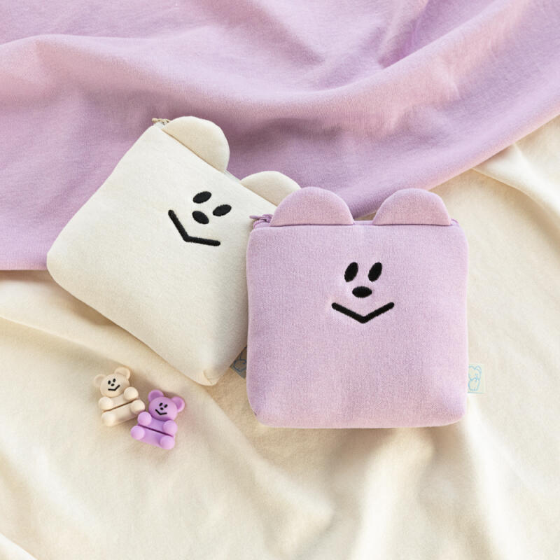 Momo Bear Cushion Pouch (3 types)
