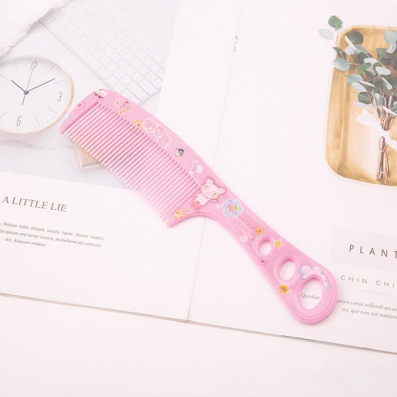 Трехрядная женская расческа для волос с мультяшным рисунком для укладки длинных волос 21×4.7cm