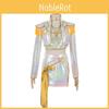 Kpop Demon Hunters Rumi Mira Zoey Cosplay Costume With Elastane For Anime Fans