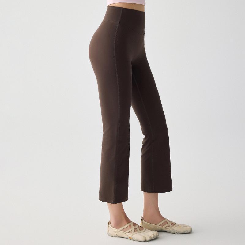 High-Waisted Bootcut Yoga Pants for Professional Fitness and Running