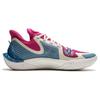 Li-Ning Sonic 11 Astro-S2 Men's Fabric Synthetic Leather Cushioned Non-Slip Wear-Resistant Low-Top Basketball Shoes Blue Pink ABAT021-7