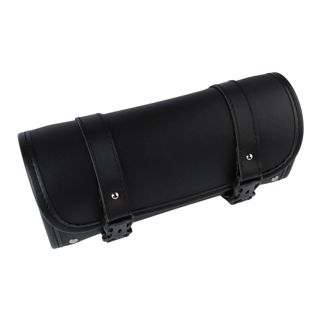 Motorbike Roll Saddlebags 2 Strap Buckle Closure Waterproof 2 Strap Buckle Closure Motorbike Tool Bag for Motorcycle