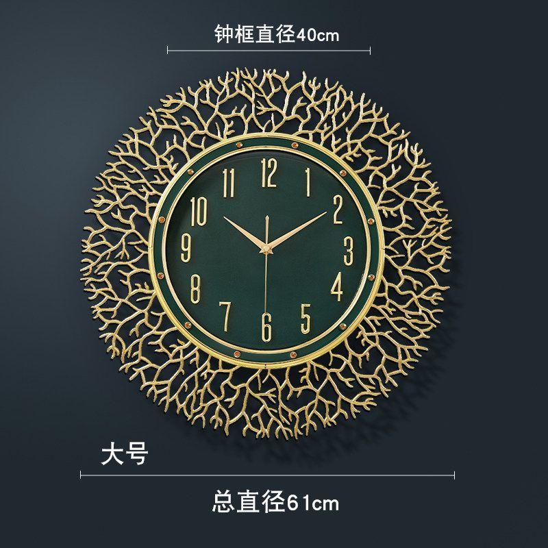 Modern Home Decor Luxury Large Wall Clock Living Room Decoration Simple Nordic Clock Restaurant Wall Hanging Wall Art Clock