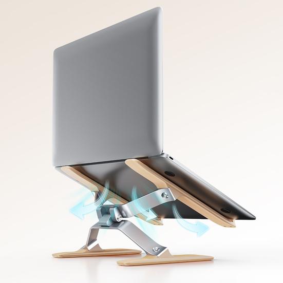 Laptop Stand Computer Holder with Hollow Heat Dissipation Design Adjustable Angle Universal Fit