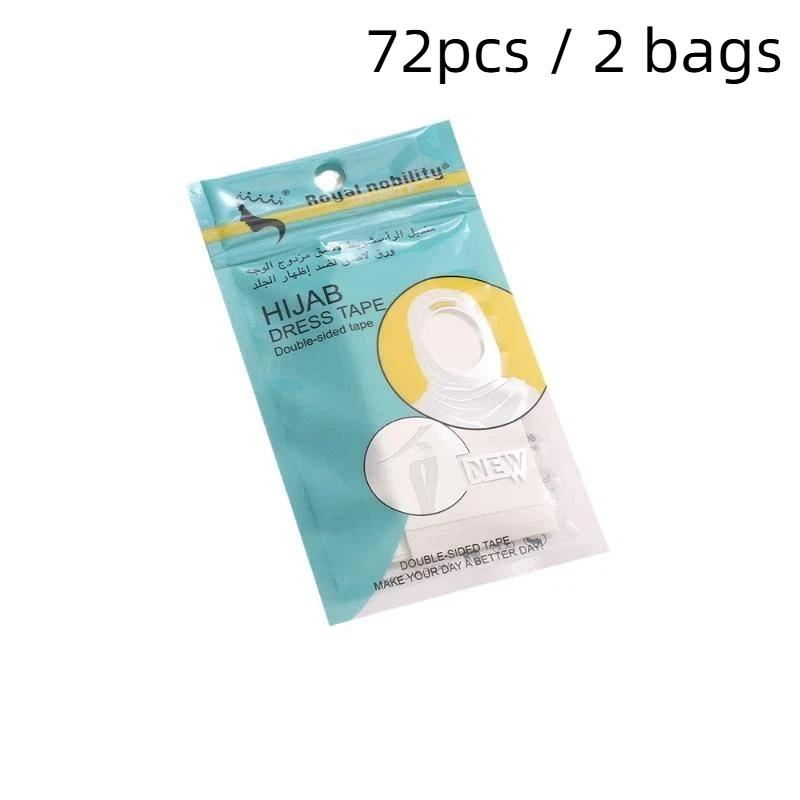 72Pcs Transparent Invisible Scarf Tape - Double-Sided Tape, Non-Slip, Waterproof, Durable, Women'S Fashion Accessories Invisible