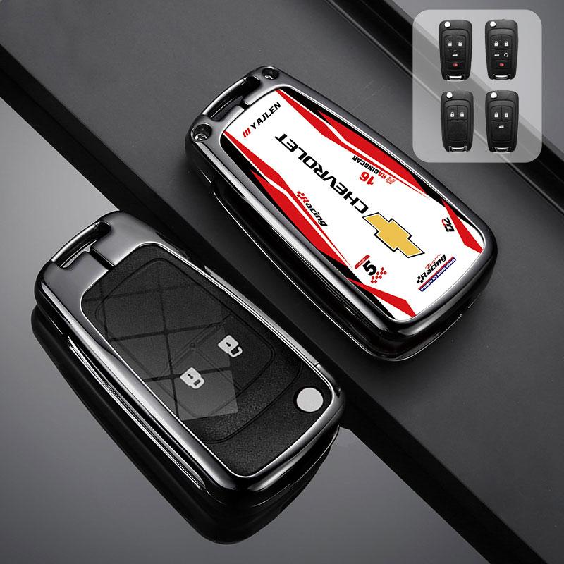 

Car Key Case Case Shell Holder For Chevrolet Chevy Malibu Camaro Cruze Traverse Spark Sonic Volt Trax Blazer Onix Orlando Sonic