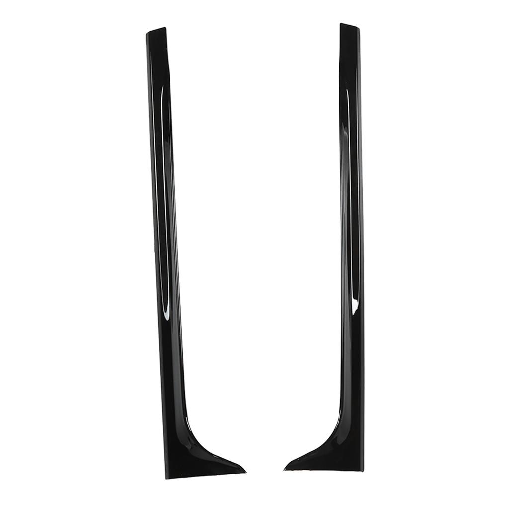2pcs Rear Window Side Spoiler Glossy Black ABS Beveled Cover Replacement for MK5 2011?2017