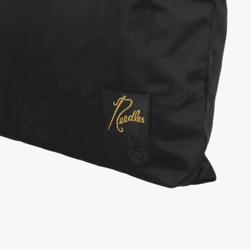 Nålar Papillon Jacquard Satin Bokväska CrossBody Qv059 B Svart