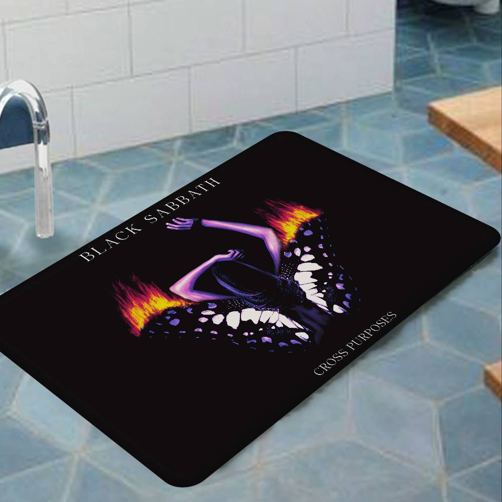 

Black Rock Music S-Sabbaths Кухонный коврик Скандинавский стиль Спальня Гостиная Придверный коврик Дом Балкон Противоскользящий Приветственный коврик 50x80 cm