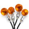 Motorcycle Mini Turn Signal Round General Purpose M10 Right Thread