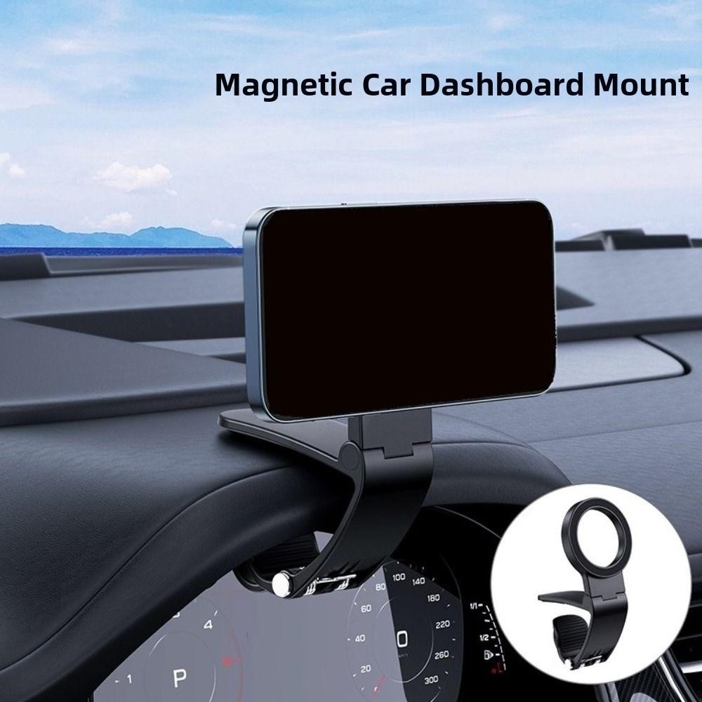 Foldable Magnetic Car Phone Holder Anti-Shake Smartphones Support Holder Car Accessory