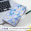 Fabric-Textured A6 Patterned Planner: Compact, Thickened Pocket Diary for Office and Business.