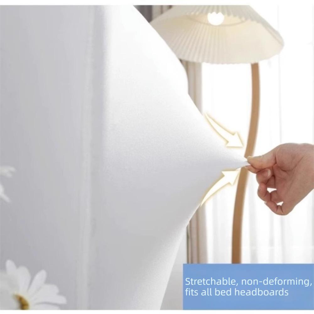 All-inclusive Bettkopfteilbezug Unifarben Kopfteilschutz Neu Betthauptbezug Haushalt