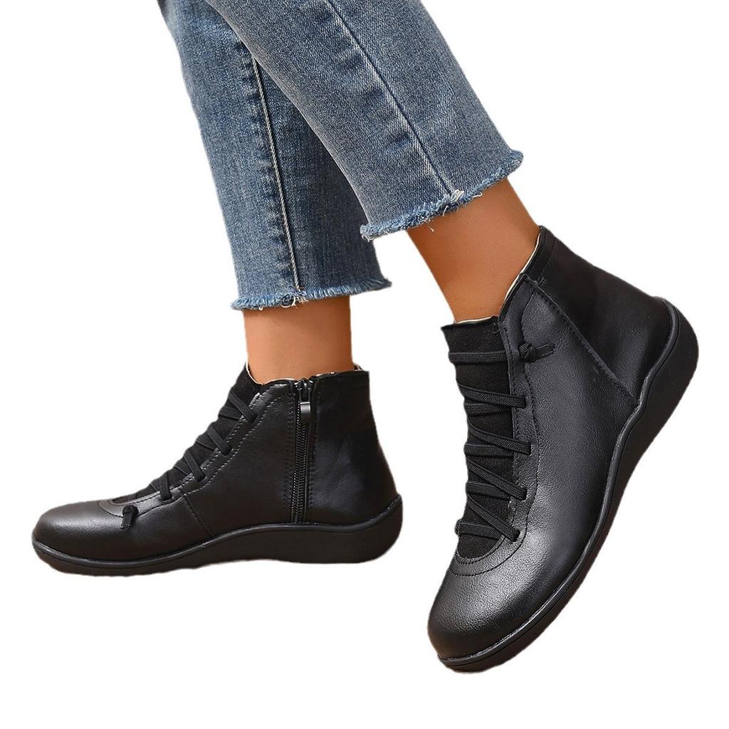 Large size British Martin boots casual short boots 2025 Amazon wish European and American boots autumn and winter new women's boots