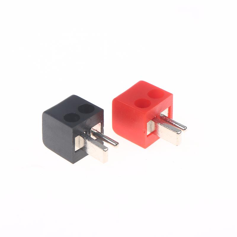 2/6 Stück Schraubklemmenblock-Steckverbinder 2-polig Din Hi-Fi-Lautsprecher-Stecker Steckverbinder Rot Schwarz Elektrogeräte-Stecker Steckverbinder