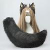 Wolf Cats Foxes Tail Wolf Ears Headbands Halloween Christmas Party Costume Toy Gift for Woman Man Cosplay