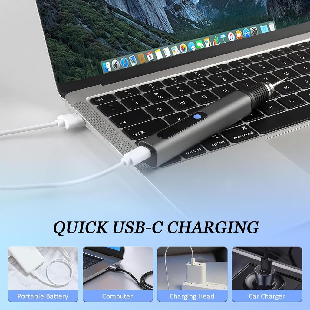 Engraving Pen Kit Rechargeable Cordless Engraver Pen with 39 Bits, 10 Stencils, Mini DIY Electric Etching Machines Rotary Tool for Carving Jewelry