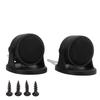 Pair Car Mini Tweeters Audio Speakers 101dB 5‑20KHz Silk Dome Black Universal with Screws