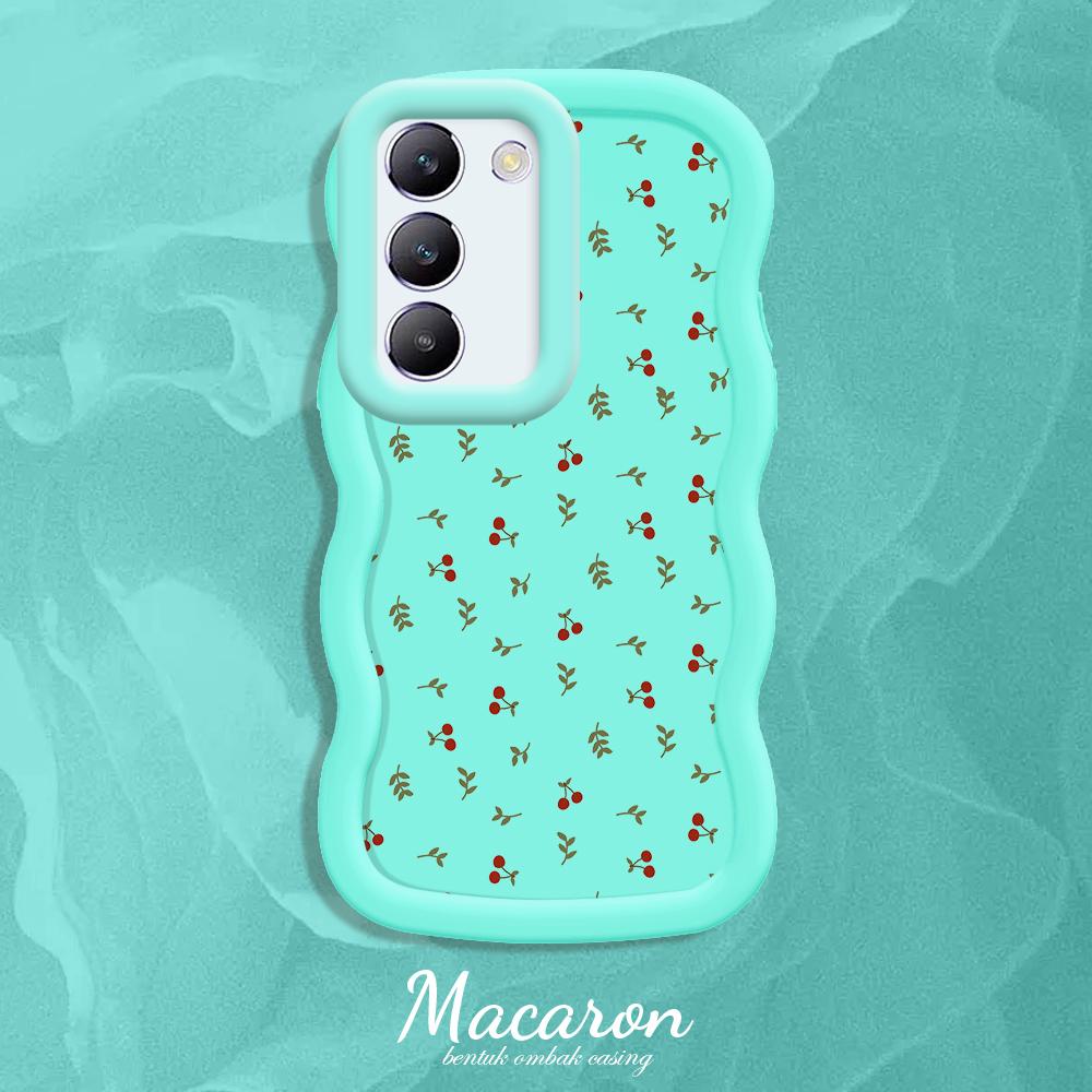 Malowany wzór Duża fala Krawędź Miękki silikonowy materiał Macaron Etui na telefon Odporne na wstrząsy Ochronna gumowa obudowa do OnePlus Vivo Motorola Moto