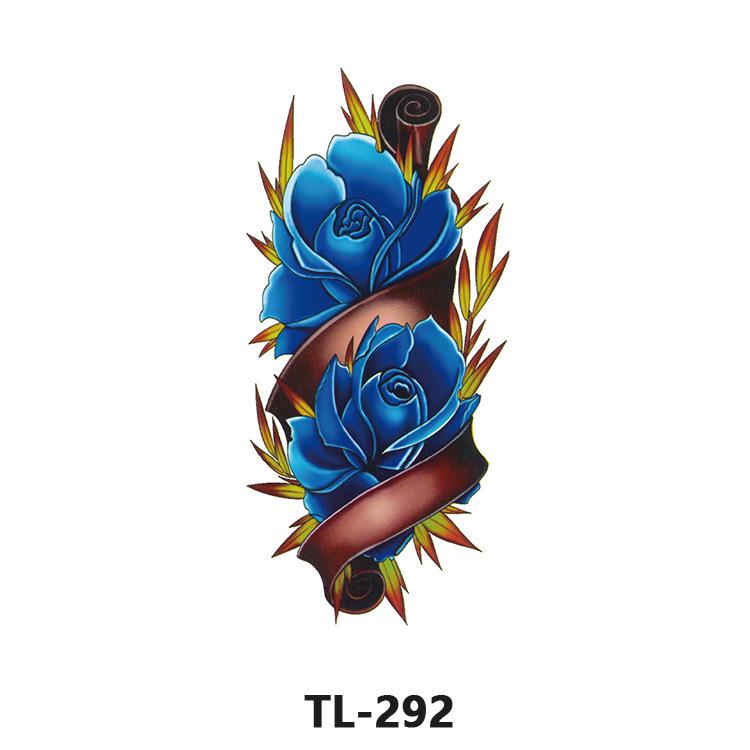 Waterproof Temporary Rose & Floral Tattoos for Women – Long-lasting & Colorful Designs