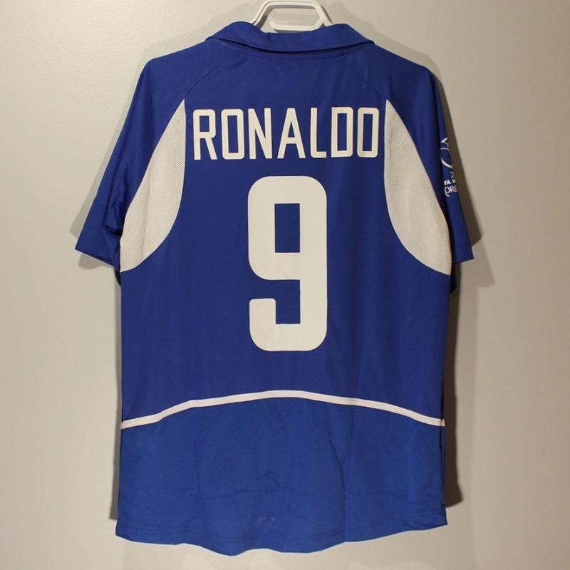 Vintage Jersey Football Jersey AC Ronaldo Zidane Maldini Messi Boca Carlos National Team Jersey