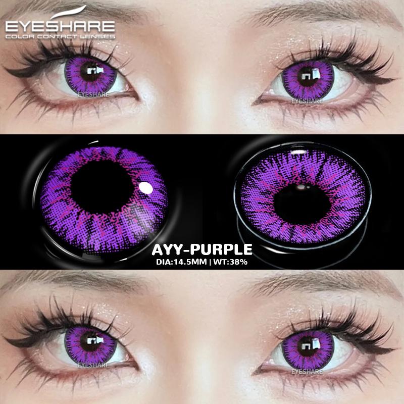 Contact Lenses Cosplay Halloween Lens 1Pair Cosmetic Multicolored Lenses Colored Contacts for Eyes Black White Lenses