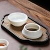Yuanqing Jiasheng White Porcelain Tea Strainer Set