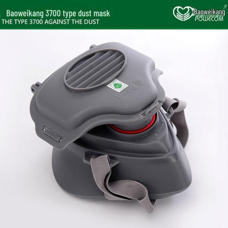 BaoWeiKang 3700 Dust Mask with Replaceable Filter for Industrial Use