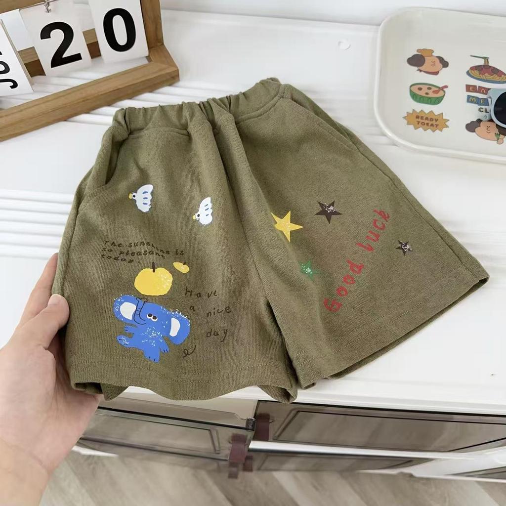Kids' 2026 Summer Short Sleeve T-shirt: Thin, Round Neck, Printed Design for Boys