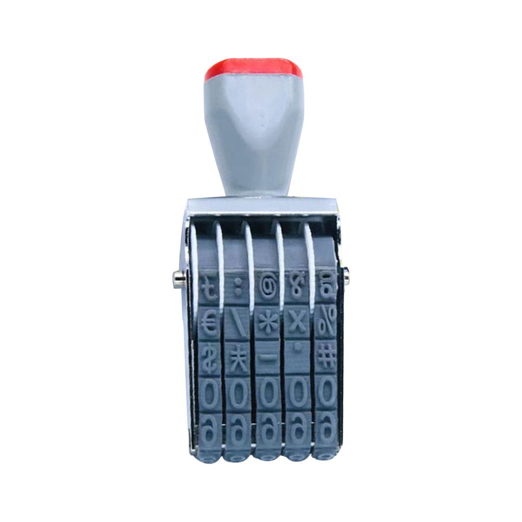 Numbering Stamp Changeable Digits Numbers Stamp Multifunctional 0-9 Number Stamp Business Stamp Rotating Number Stamp