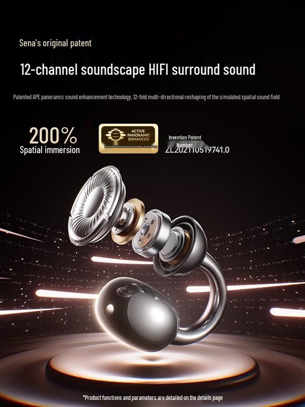 SANAG S7S AI Wireless Ear-Clip Sports Headset