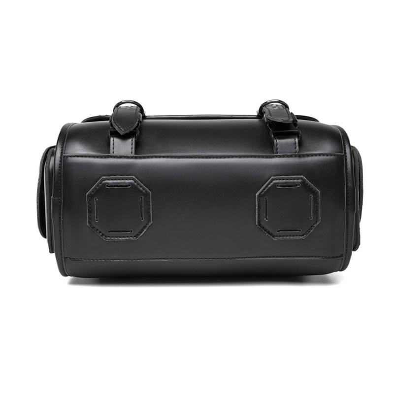 Distinctive Motorcycle Storage Bag Waterproof PU Leather With Adjustable Straps For Large Bike