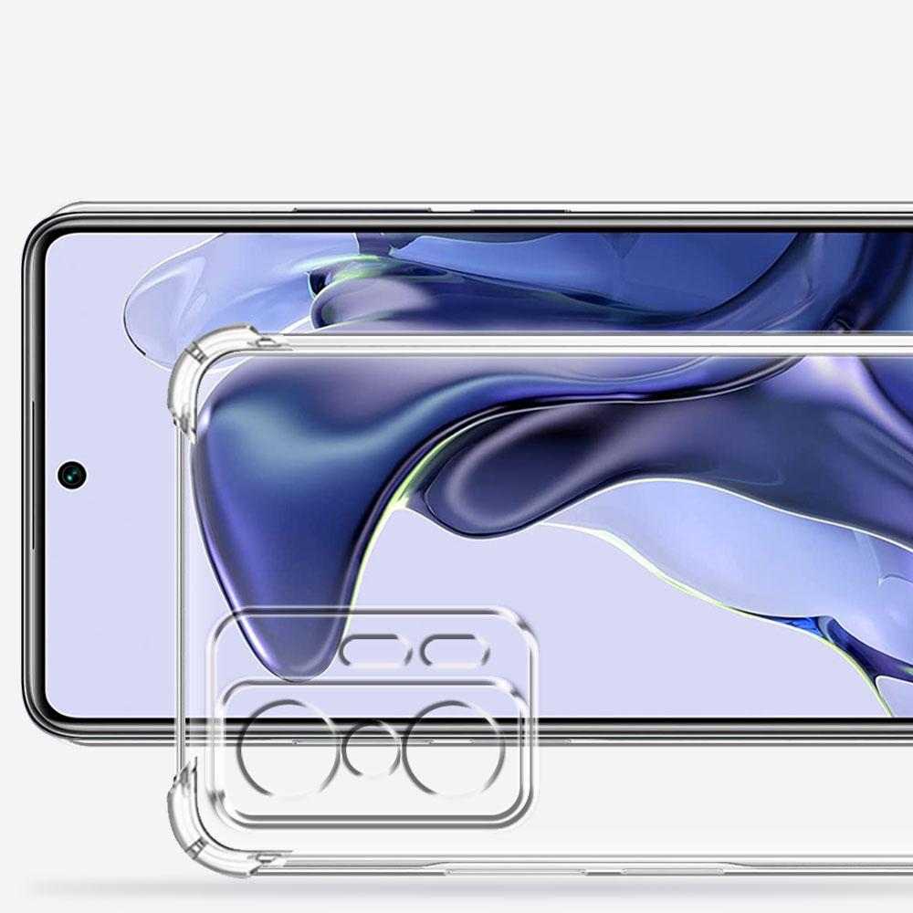 Für Xiaomi 11T Pro Hülle 6,67" Silikon Weich Stoßfest Abdeckung Für Xiaomi 11T 11TPro Klare Hülle Für Xiaomi Mi 11T Pro Funda Coque
