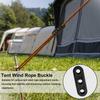10 Stück Kunststoff 3 Löcher Campingzelt Zubehör Seil Befestiger Spanner Schloss Festziehhaken Windseile Schnalle