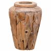 vidaXL Deko-Vase 40 X 60 Cm Massivholz Teak