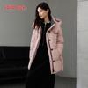 Women's Mid-Length Hooded Down Jacket