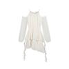 2026 Spring/Summer Halter Neck Backless Off-Shoulder Fairy Dress for Women